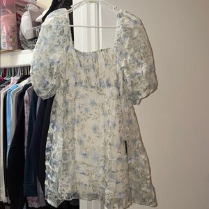 Lulu’s Floral Baby Doll Dress